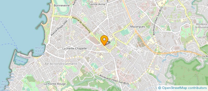 localisation de l'entreprise SCI CENTRE MEDICAL DE BONNEVEINE à MARSEILLE