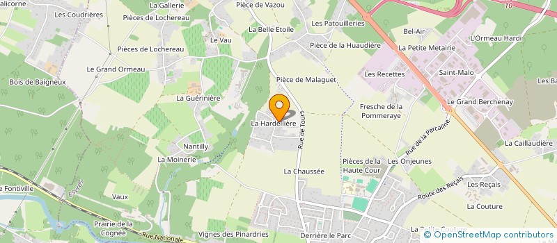 localisation de l'entreprise SCI CENTRE MEDICAL DE LA VALLEE VERTE  CORMERY