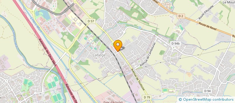 localisation de l'entreprise SCI CENTRE MEDICAL DE LABEGE  LABEGE