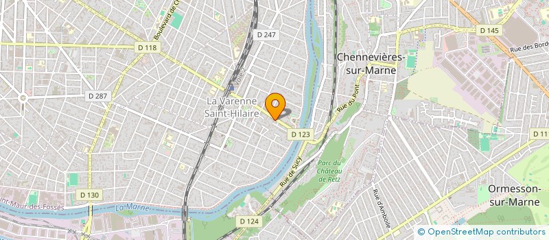 localisation de l'entreprise SCI CENTRE MEDICAL DU BAC à SAINT-MAUR-DES-FOSSES