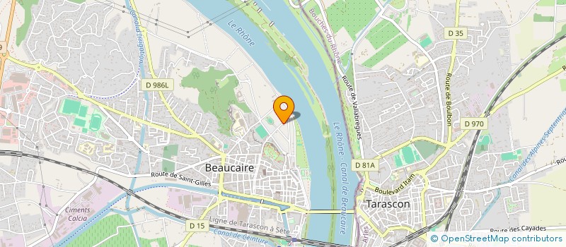 localisation de l'entreprise SCI CENTRE MEDICAL LES BARTAVELLES  FOURQUES