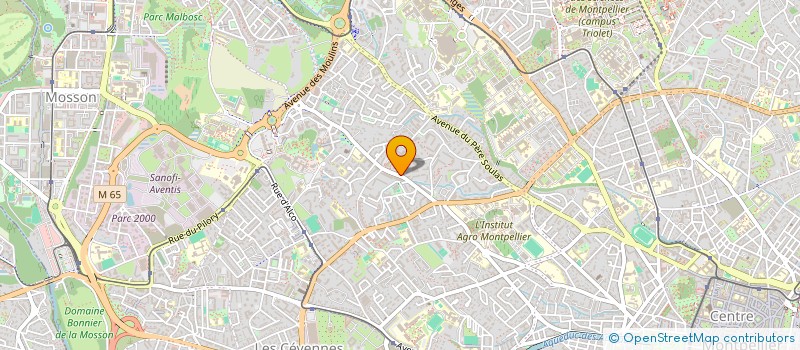 localisation de l'entreprise SCI CENTRE MEDICAL MALBOSC  MONTPELLIER
