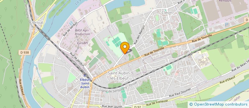 localisation de l'entreprise SCI CENTRE MEDICAL PASTEUR  CLEON