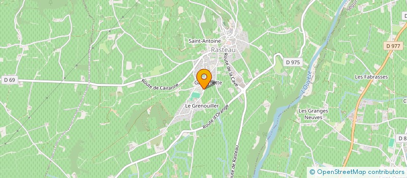 localisation de l'entreprise SCI CENTRE MEDICAL RASTEAU  RASTEAU