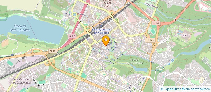 localisation de l'entreprise SCI CENTRE PARC  MONTIGNY-LE-BRETONNEUX