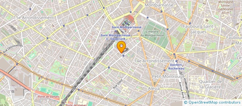 localisation de l'entreprise SCI CENTRE PERNETY  PARIS