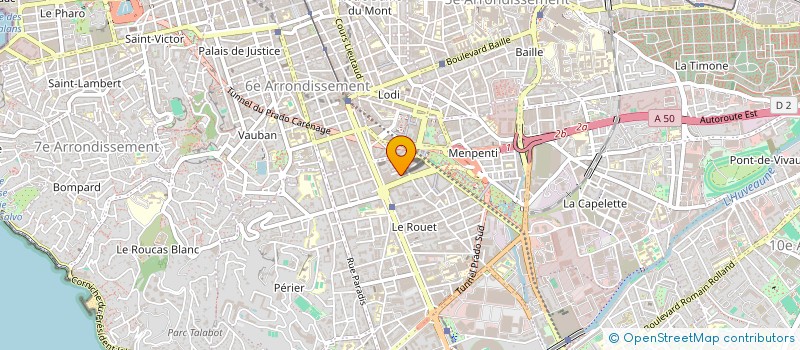 localisation de l'entreprise SCI CENTRE TURCAT MERY à MARSEILLE
