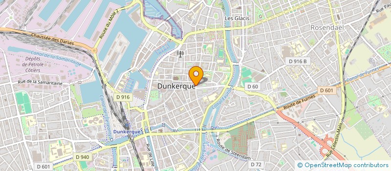 localisation de l'entreprise SCI CENTRE VETERINAIRE BERGUES à DUNKERQUE
