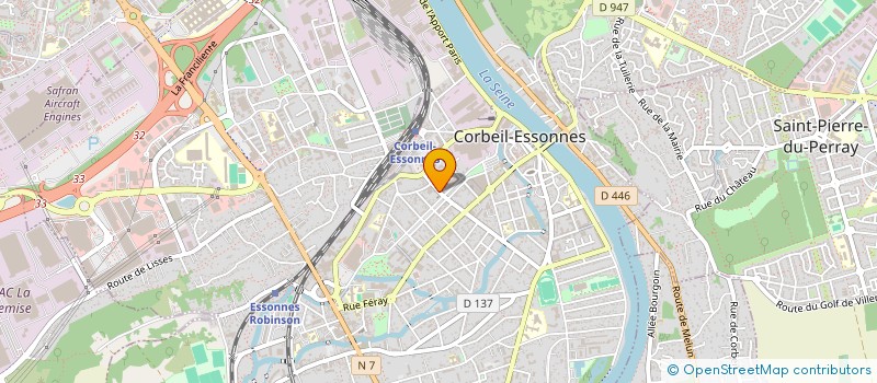 localisation de l'entreprise SCI CENTRE VILLE à CORBEIL-ESSONNES