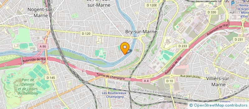 localisation de l'entreprise SCI CENTROIS DARTOIS  LE PERREUX-SUR-MARNE