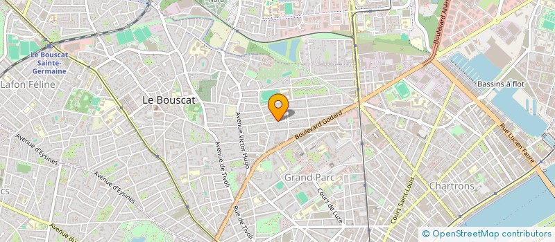 localisation de l'entreprise SCI CENTRUS  LE BOUSCAT