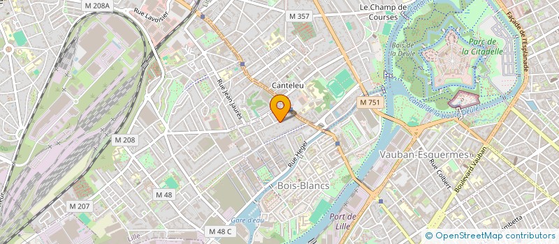 localisation de l'entreprise SCI CENTULE à LILLE