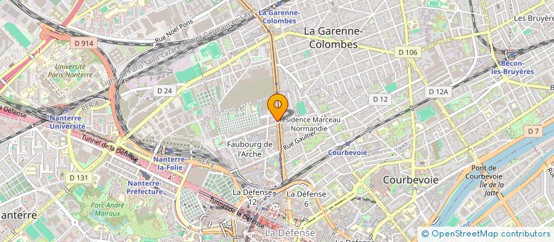localisation de l'entreprise SCI CENTURY CASALAND à COURBEVOIE