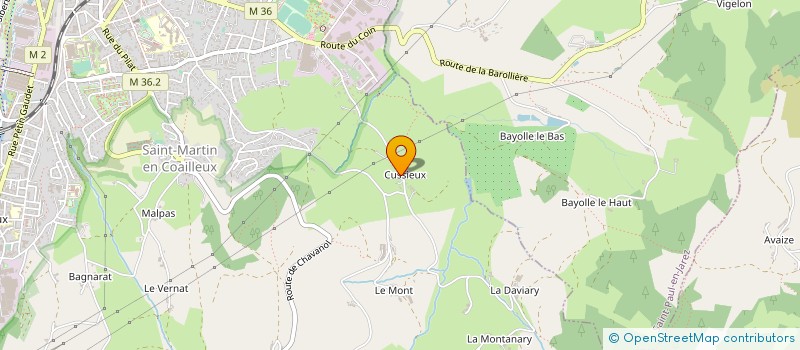 localisation de l'entreprise SCI CENY  SAINT-CHAMOND