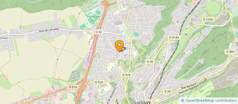 localisation de l'entreprise SCI CEO à LONGWY