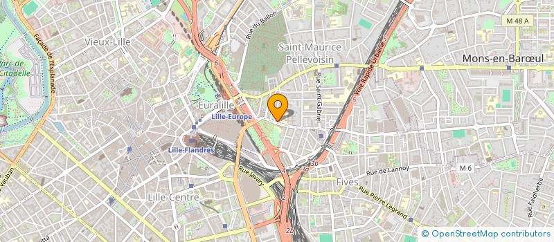 localisation de l'entreprise SCI CEO à LILLE