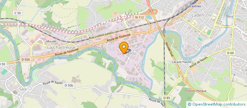 localisation de l'entreprise SCI CEO  CASTRES