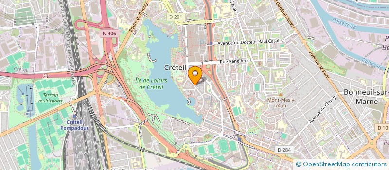 localisation de l'entreprise SCI CEOLIA à CRETEIL