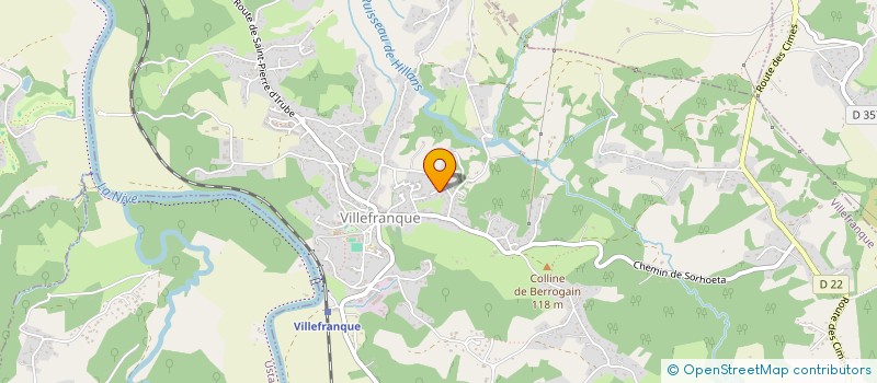 localisation de l'entreprise SCI CEOS  VILLEFRANQUE