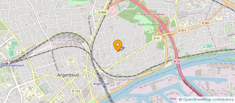 localisation de l'entreprise SCI CEP  ARGENTEUIL