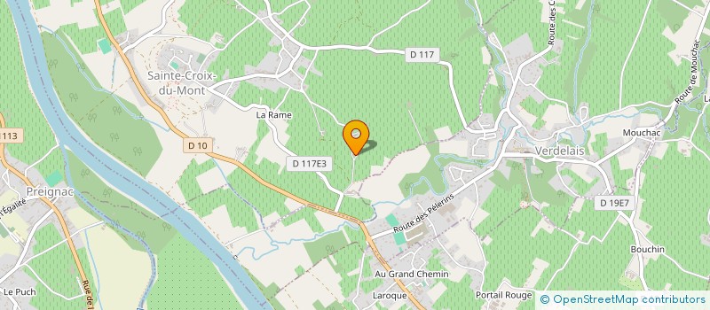 localisation de l'entreprise SCI CEP DE PEYRE  CARDAN