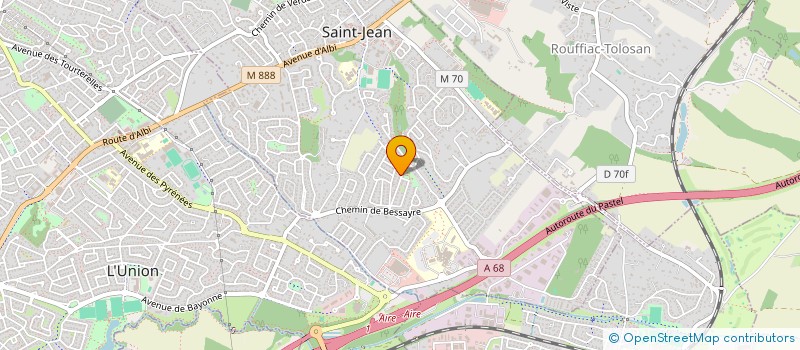 localisation de l'entreprise SCI CEPA à SAINT-JEAN