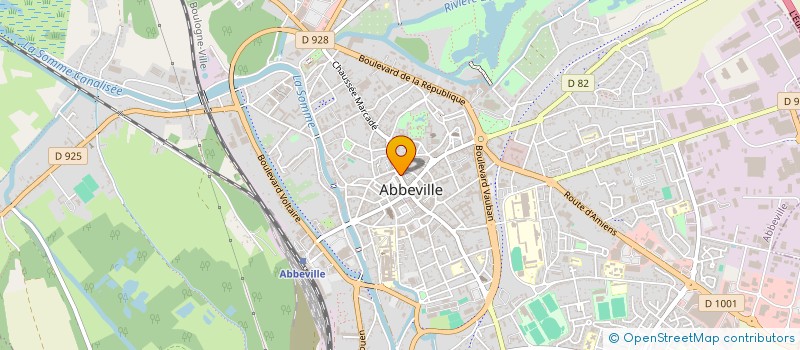 localisation de l'entreprise SCI CEPA+++ à ABBEVILLE