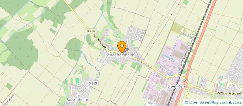 localisation de l'entreprise SCI CEPA  OBENHEIM