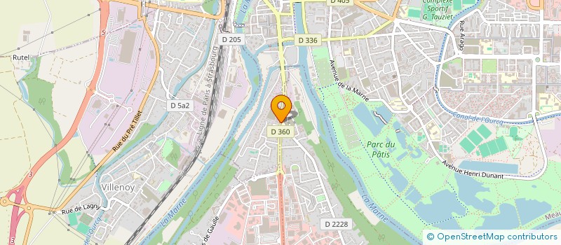 localisation de l'entreprise SCI CEPAL à MEAUX