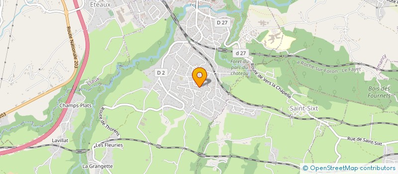 localisation de l'entreprise SCI CEPALAN  LA ROCHE-SUR-FORON