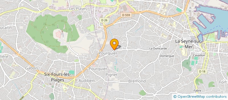 localisation de l'entreprise SCI CEPARIB à LA SEYNE-SUR-MER