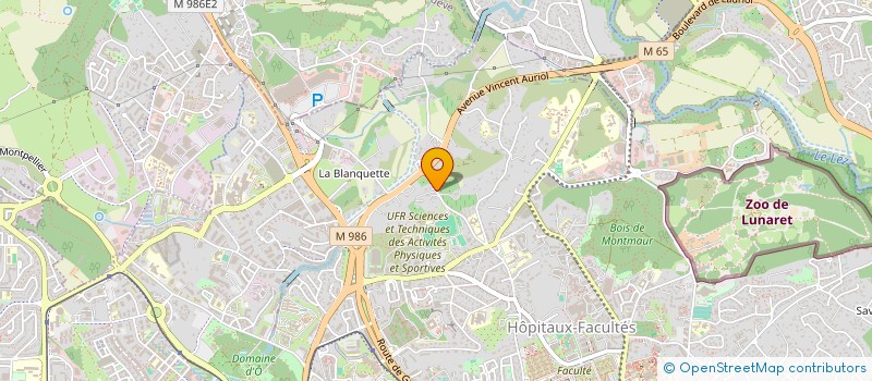 localisation de l'entreprise SCI CEPARIS à MONTPELLIER