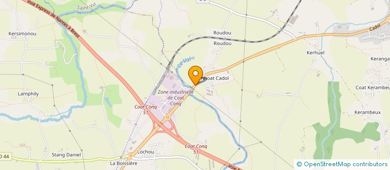 localisation de l'entreprise SCI CEPAT 1  SAINT-YVI