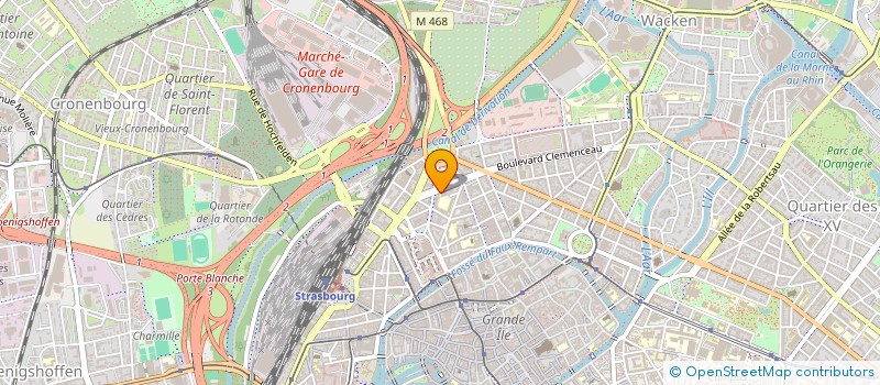 localisation de l'entreprise SCI CEPHI  STRASBOURG