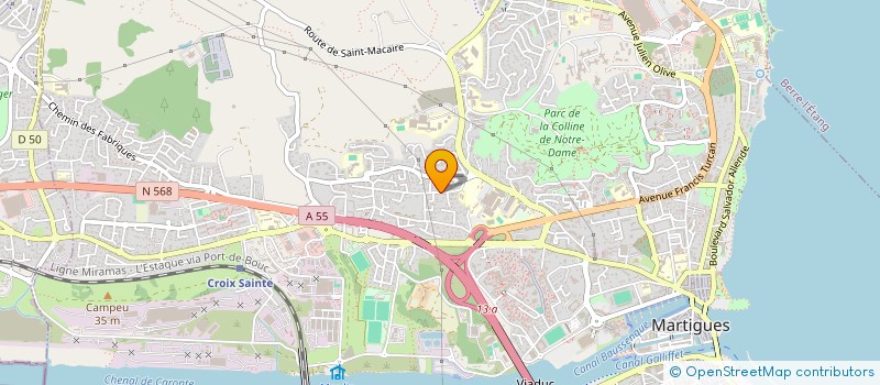 localisation de l'entreprise SCI CEPHICO  MARTIGUES