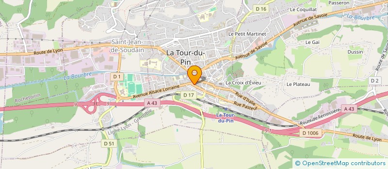 localisation de l'entreprise SCI CEPHIL  CESSIEU