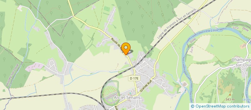 localisation de l'entreprise SCI CEPHIL  ARC-ET-SENANS