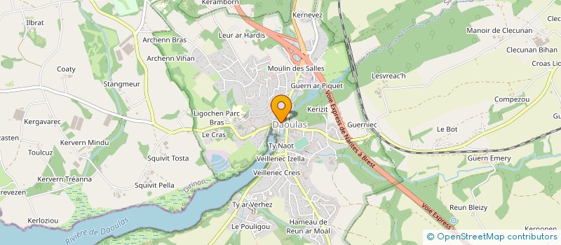 localisation de l'entreprise SCI CEPI  DAOULAS