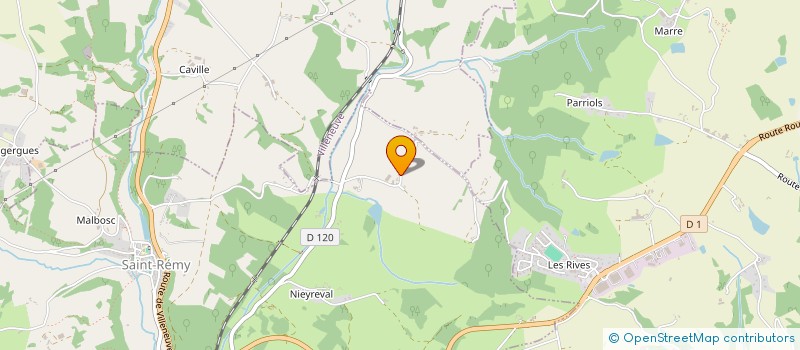 localisation de l'entreprise SCI CEPIERE  SAVIGNAC