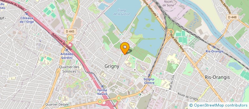 localisation de l'entreprise SCI CEPIK  GRIGNY