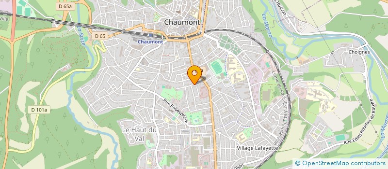 localisation de l'entreprise SCI CEPLANS 24 à CHAUMONT