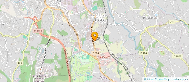localisation de l'entreprise SCI CEPRID à GRASSE