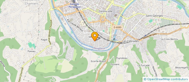 localisation de l'entreprise SCI CEPSOLA à PERIGUEUX