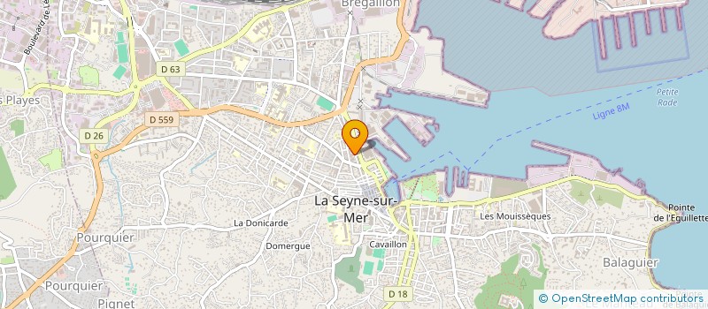 localisation de l'entreprise SCI CER MAR à LA SEYNE-SUR-MER