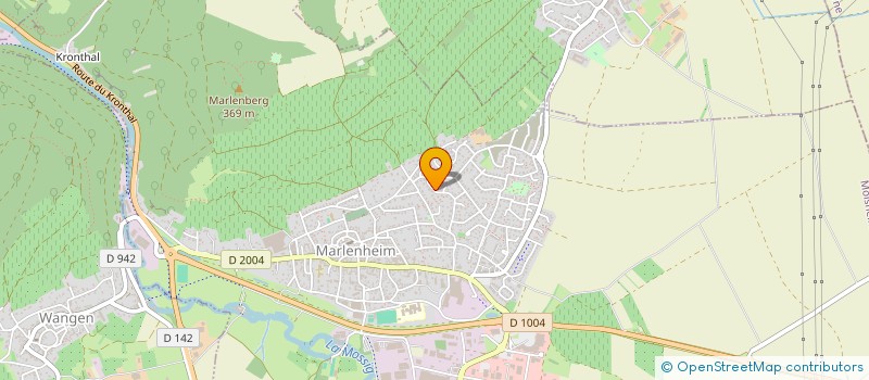 localisation de l'entreprise SCI CERA  MARLENHEIM