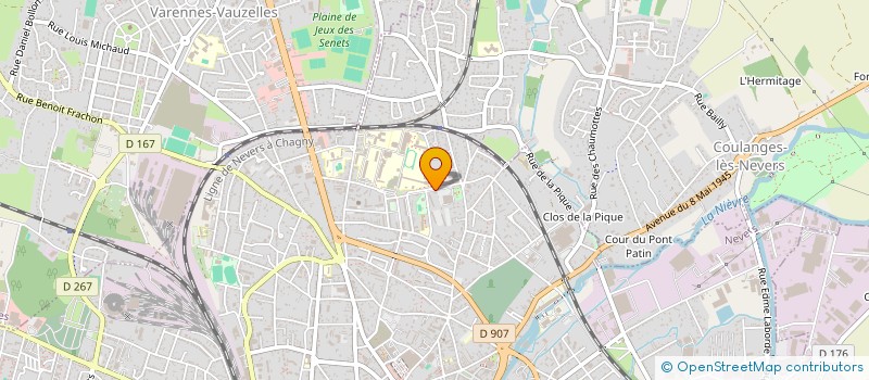 localisation de l'entreprise SCI CERALARNE à NEVERS