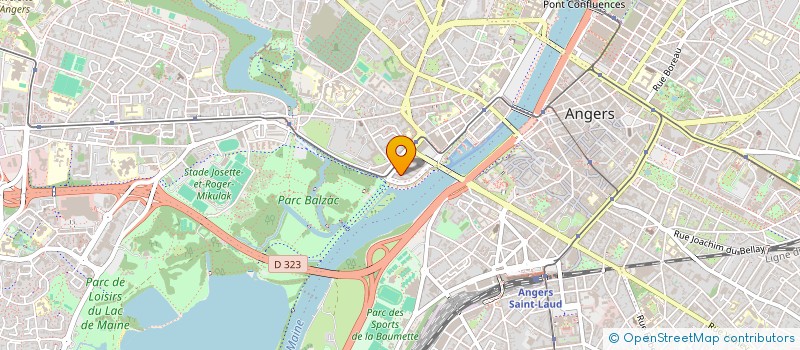 localisation de l'entreprise SCI CERDA - GUZMAN à ANGERS