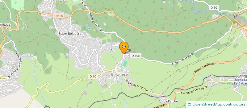 localisation de l'entreprise SCI CERDAGNE  BOLQUERE