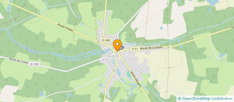 localisation de l'entreprise SCI CERDONNAISE  CERDON