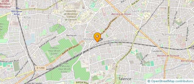 localisation de l'entreprise SCI CERENA  TALENCE